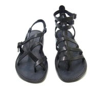 black sandals
