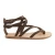 Gladiator sandals for women in brown leather handmade
