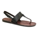 Tongs en cuir femme fait artisanalment en Italie