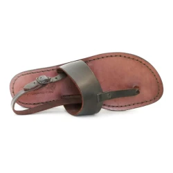 Sandalias flip flop de cuero para mujeres artesanales