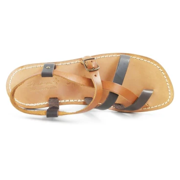 Zweifarbige Mönchs-Sandalen für Männer