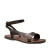 Sandale cuir artisanale pour famme couleur marron