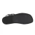Handmade in Italy mens sandals in black leather