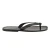 Handmade black leather thongs sandals for men