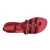 Rote Leder-Sandalen damen im Gladiator-Stil in Italien von Handgefertigt