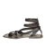 Sandalias gladiador hombre en piel barro hechos a mano en Italia