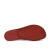 Womens rojas plana sandalias gladiador hecho a mano en Italia