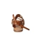 Women sandals in tan Leather handmade in Italy