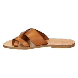 Sandalias de cuero italiano tangas para hombres