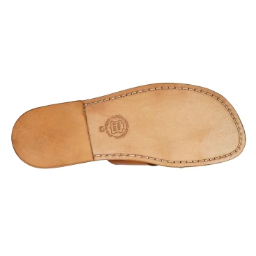 Sandalias de cuero italiano tangas para hombres