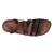 Handmade in Italy mens dark brown leather Franciscan sandals