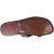 Tongs homme cuir marron travaillés à la main en Italie