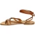 Spartiates sandales femme artisanales fait en Italie en Cuir vieilli
