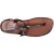 Sandalias de cuero marrón para hombres