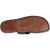 Sandale tong en cuir marron pour Homme Artisanales