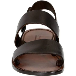 Franziskaner Sandalen braunem Leder Frauen