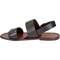 Franziskaner Sandalen braunem Leder Frauen
