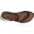 Sandalias de tiras de color marrón para las mujeres