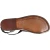 Sandales pour femme artisanales en cuir marron foncé