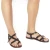 Handgemachte Herren-Sandalen aus dunkelbraunem Leder