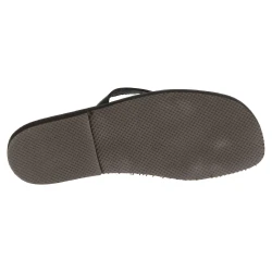 Men's black leather thong sandals handmade in Italy
