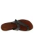 Leather thong sandals for women brown color leather