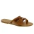 Sandalias de cuero marron para mujeres hechos a mano en Italia