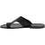 Sandalias de cuero negro para hombres hecho a mano en Italia