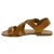 Sandale pour famme artisanales en cuir marron