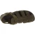 Sandalias para hombre en cuero colores barro suela de goma gruesa