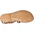 Sandalias gladiador plana para las mujeres hecho a mano en Italia en cuero cuir