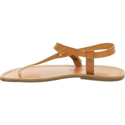 Tongs en cuir marron claire pour homme artisanales