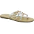 Flache Hand gefertigte Damen-Sandalen mit Riemchen aus silberfarbenem Leder und Ledersohle