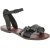 Handmade dark brown flat sandals for women real italian leather