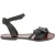 Handmade dark brown flat sandals for women real italian leather