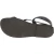 Handmade in Italy women's slave sandals in black leather