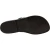 Handmade black braid leather womens slippers thongs with leather sole