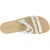 Ciabatta donna artigianali in pelle intrecciata bianca