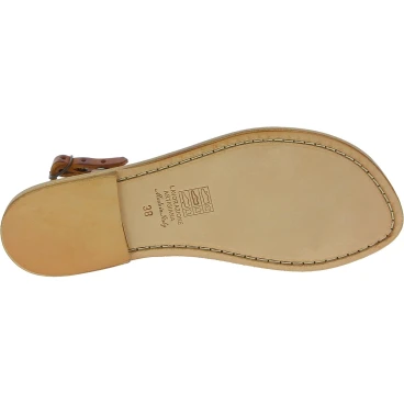 Sandales en cuir femme travaillé à la main en Italie