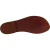 Tong pour femme en cuir marron foncé artisanales