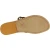 Hazelnut nubuck flat strappy sandals for women handmade in Italy
