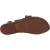 Brown leather franciscan sandals for women handmade in Italy
