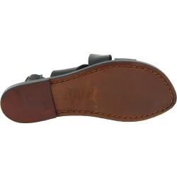 Sandales franciscaines pour famme en cuir tête de maure