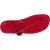 Handmade red leather thong sandals for men