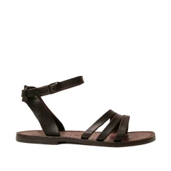 Sandale franciscain artisanales pour famme en cuir tête de maure