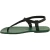 Sandalias de piel verdes para hombres hechas a mano