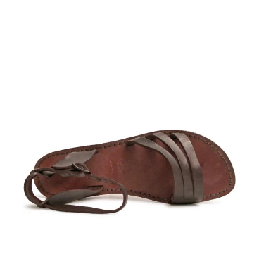 Sandale franciscain artisanales pour famme en cuir tête de maure