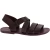 Sandalias de hombre hechas a mano en cuero color violeta