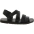 Handmade in Italy men's sandals in black leather