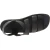 Sandali in pelle nero da uomo fatti a mano